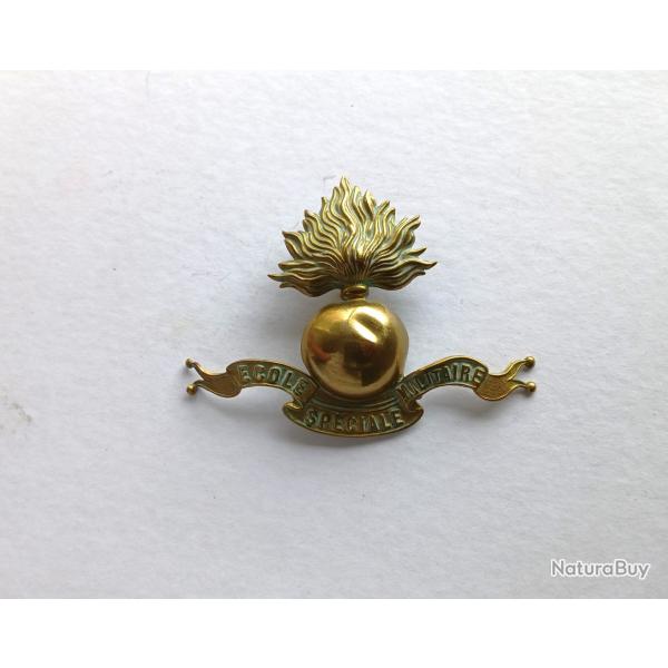 Coiffure - FR128305a Insigne shako ou casque Ecole Spciale Militaire