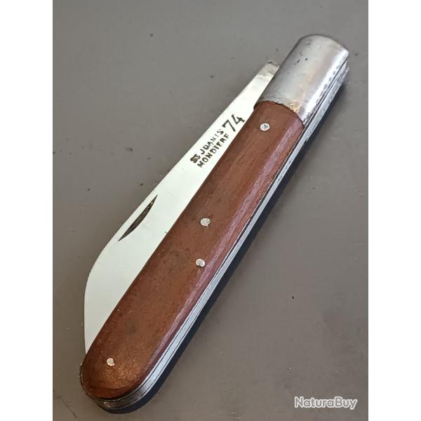 ANCIEN COUTEAU LANGRES, ST JOANIS MONDIERE, THIERS, XX�me, manche PALISSANDRE.