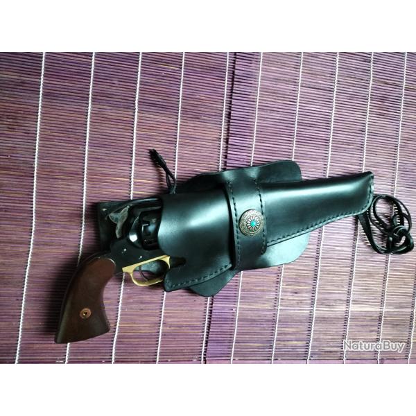 holster cuir pour revolver western
