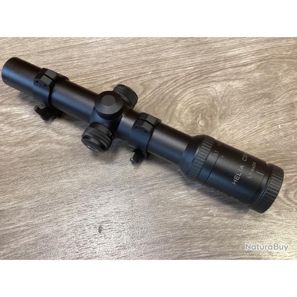 Kahles Helia CSX 1.1-4x24 et collier diam�tre 30