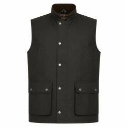 Gilet Walker and Hawkes Winchester Vert Coton Cir&eacute;