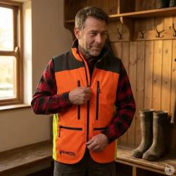 Gilet de traque Francital Atalante 7 Poches Zipp&eacute;es ISO NF