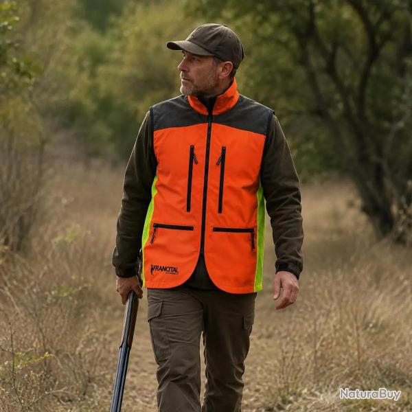 Gilet de traque Francital Atalante 7 Poches Zipp�es ISO NF