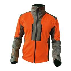 Veste Francital Softshell Chambaran Orange manches amovibles norme NF S 74 567