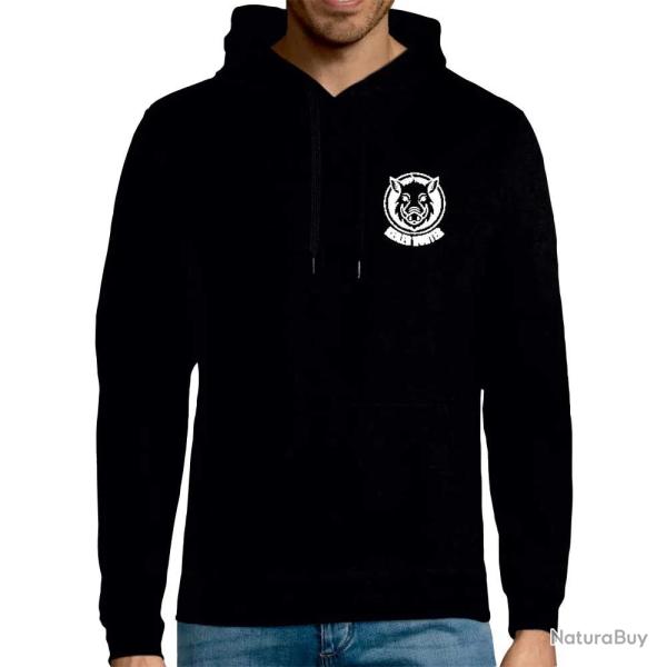 Sweat Keiler Hunter noir 280g m� coton polyester logo 3
