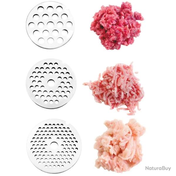 Hachoir � viande professionnel 550W fonte aluminium 3-5-8mm