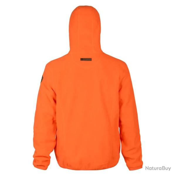 Sweat � capuche Percussion orange polaire 280g m�
