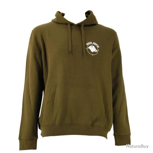 Sweat Keiler Hunter kaki 50 coton 50 logo 1