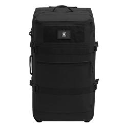 Sac transport roulettes 120L polyester 600D poign&eacute;e t&eacute;lescopique