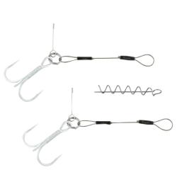 Montage hame&ccedil;on triple robuste pr&ecirc;t &agrave; l'emploi p&ecirc;che vifs