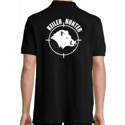 Polo Keiler Hunter noir logo 1