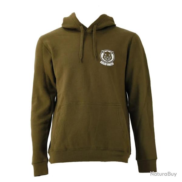 Sweat Keiler Hunter kaki 50 coton 280g m� logo 3