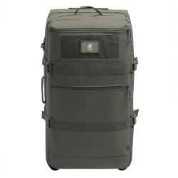 Sac transport roulettes 120L polyester 600D poign&eacute;e t&eacute;lescopique
