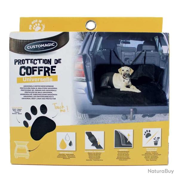 Protection coffre chien imperm�able 100x32x72cm sangles r�glables