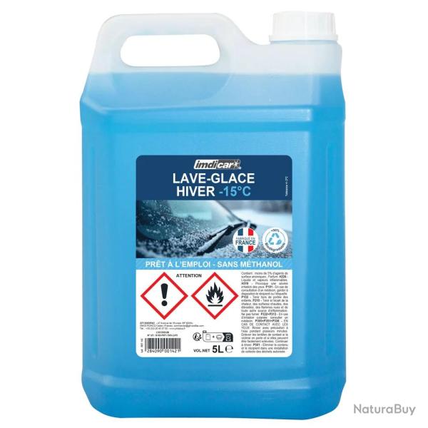 Lave glace spcial hiver -15C parfum pche dgraissant