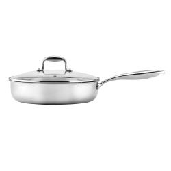 Sauteuse Ø 28 cm Lumia Tri-Ply 2,5mm Acier 18/10 Couvercle Tous Feux