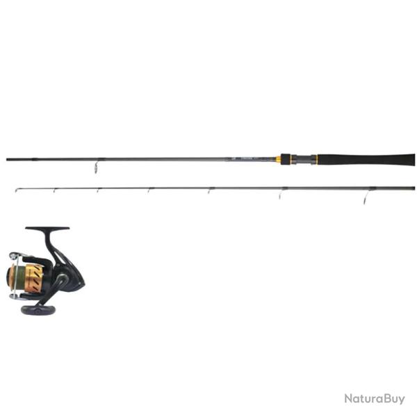Combo Spinning Daiwa + Tresse Carnassiers Leurres L�gers