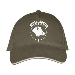 Casquette Keiler Hunter Coton Army/Beige Réglable logo 1