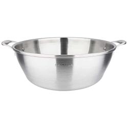 Bassine Acier Inoxydable &Oslash;38cm Confitures Tous Feux Parois &Eacute;vas&eacute;es