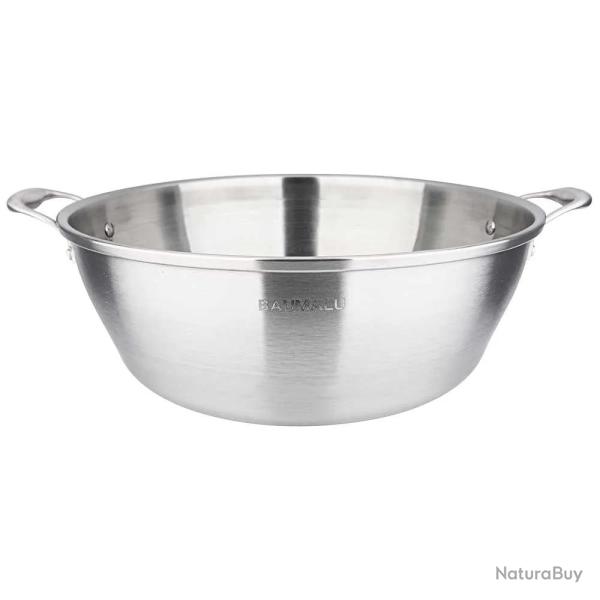 Bassine Acier Inoxydable �38cm Confitures Tous Feux Parois �vas�es