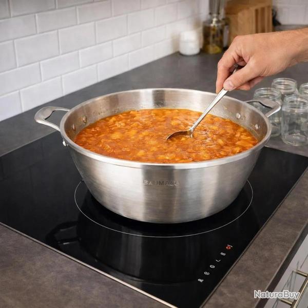 Bassine Acier Inoxydable �38cm Confitures Tous Feux Parois �vas�es
