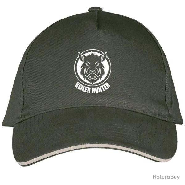 Casquette Keiler Hunter Army/Beige logo 3