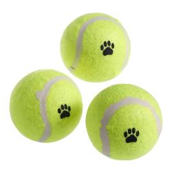 3 balles tennis &Oslash; 6,25 cm en filet
