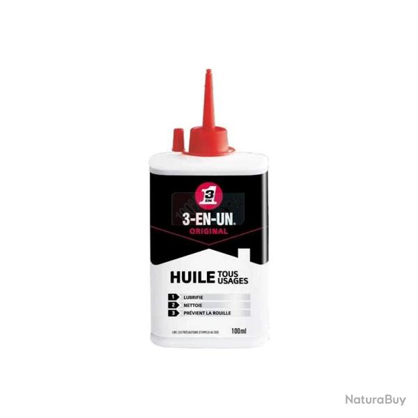 Huile tous usages burette 100ml avec bec verseur