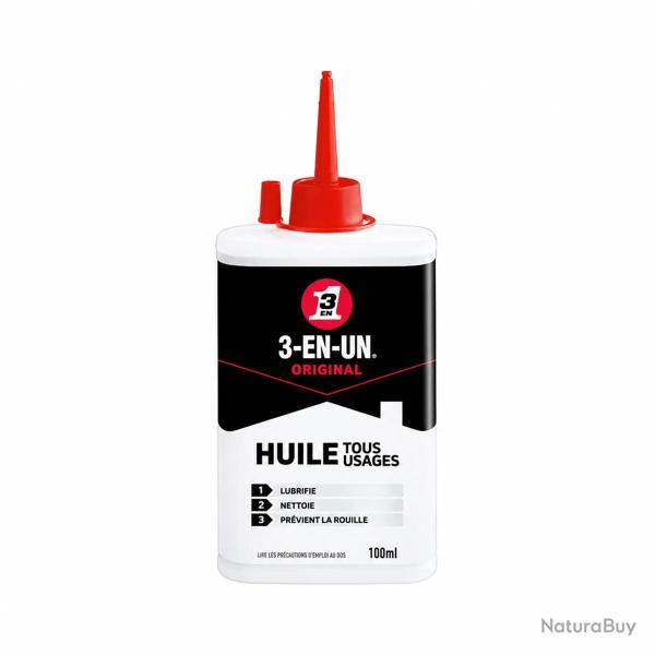 Huile tous usages burette 100ml avec bec verseur