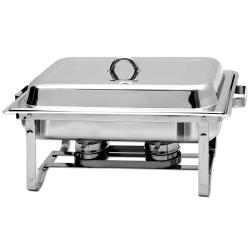 Chafing Dish Inox Bain-Marie 60x36x32cm Buffet Couvercle