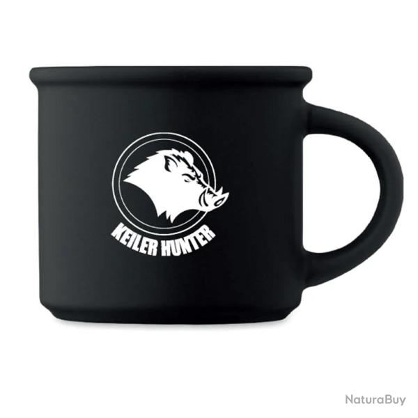 Mug Keiler Hunter Chasse C�ramique Noir 300ml logo 2