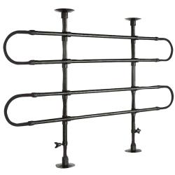 Barre pare-chien m&eacute;tallique ajustable 85-140cm H60-110cm