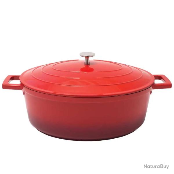 Cocotte ovale fonte alu 32x25cm 6,6L tous feux nuage
