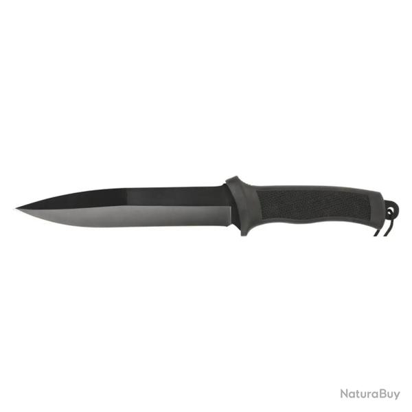 Dague lame acier inox 420A 18cm manche antid�rapant blister