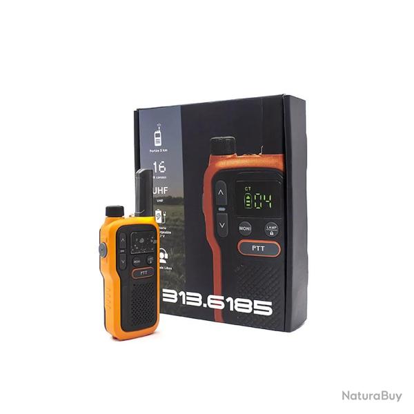 Lot de 10 Talkie-walkie lampe port�e 5km rechargeable 18h