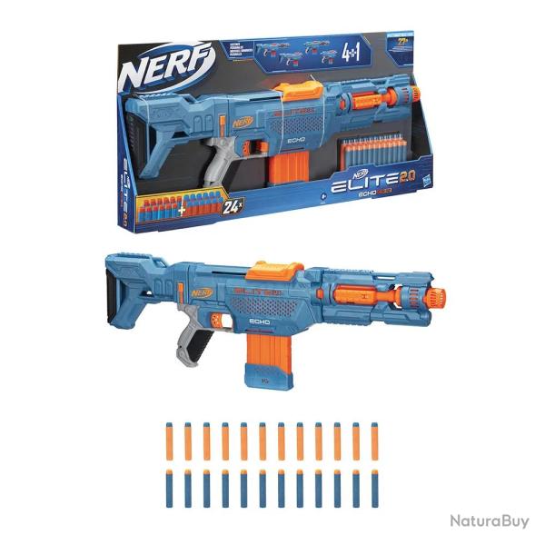 Pistolet NERF Elite 2.0 Echo CS 10 24 flechettes incluses