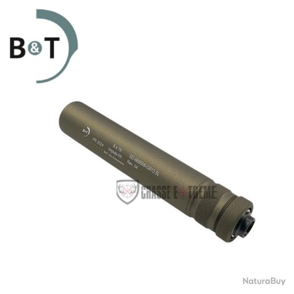 Silencieux B&T Impuls-IIA M13.5x1 G Cal 9x19 pour Glock Fde