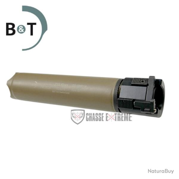 Silencieux B&T Rotex-V Cal 223 Rem pour Cache Flamme M4 Fde