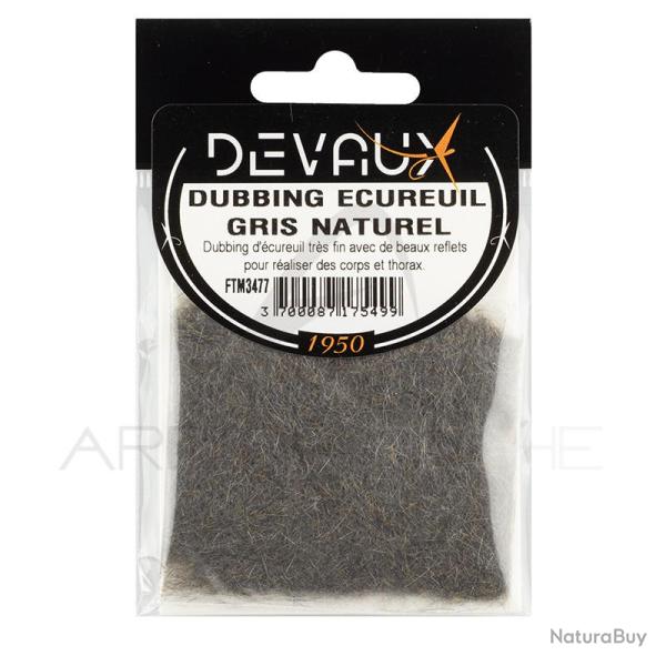 Dubbing DEVAUX Ecureuil Gris naturel