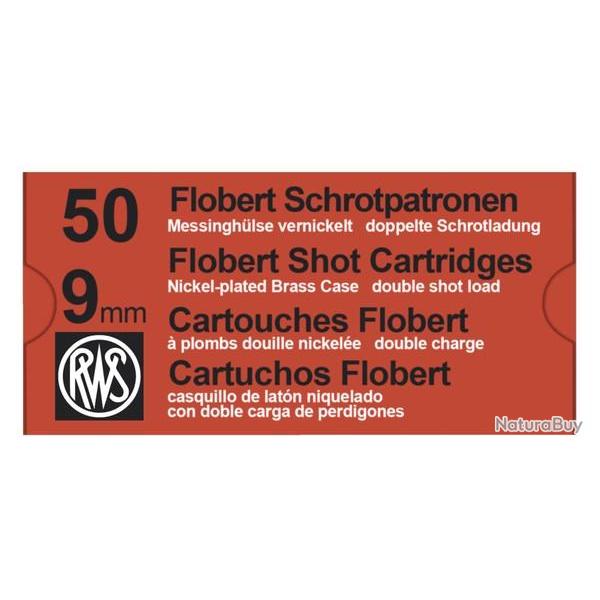 BTE 50 CART. RWS DOUBLE CHARGE CAL. 9 MM FLOBERT / 36 MM N� 8