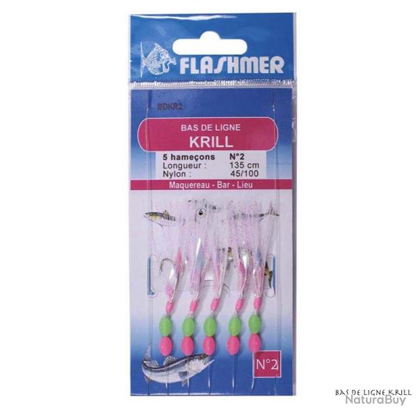 Bas de ligne Mitraillette Flashmer Krill 2