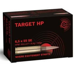 Boite de 50 cartouches Geco Cal.6,5creedmoor Target HP