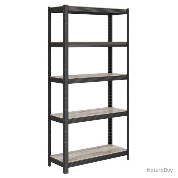 �tag�re � 5 niveaux 150 x 75 x 30 cm charge lourde totale 650 kg (130 kg/niveau) �tag�re de style i