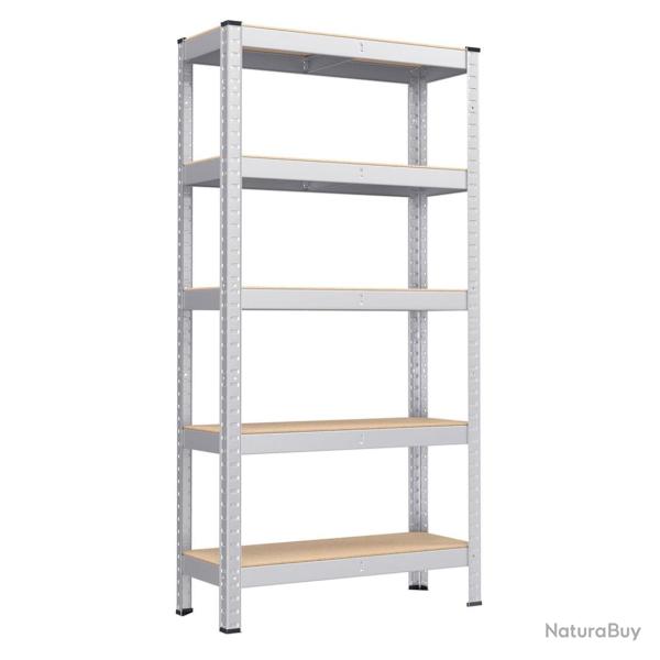 �tag�re charge lourde � 5 niveaux 150 x 75 x 30 cm charge totale 650 kg (130 kg/niveau) �tag�re de