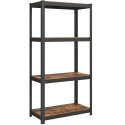 &Eacute;tag&egrave;re charge lourde 40 x 80 x 160 cm &agrave; 4 niveaux meuble de rangement en acier montage rapide &eacute;tag