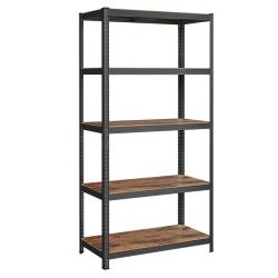 &Eacute;tag&egrave;re charge lourde m&eacute;tallique 200 x 100 x 50 cm 5 niveaux charge totale 875 kg (175 kg/niveau) &eacute;