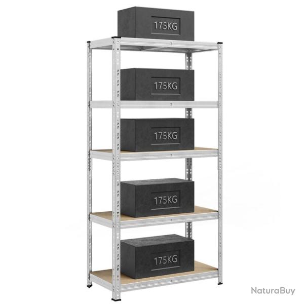 �tag�re de rangement charge lourde �tag�re de garage 50 x 100 x 200 cm capacit� de charge jusqu'� 8