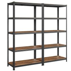 &Eacute;tag&egrave;re charge lourde m&eacute;tallique 200 x 100 x 50 cm 5 niveaux charge totale 875 kg (175 kg/niveau) &eacute;