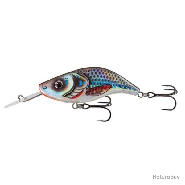 Poisson Nageur Salmo Sparky Shad Flottant 4cm 3,5g 4cm Silver Holographic Shad