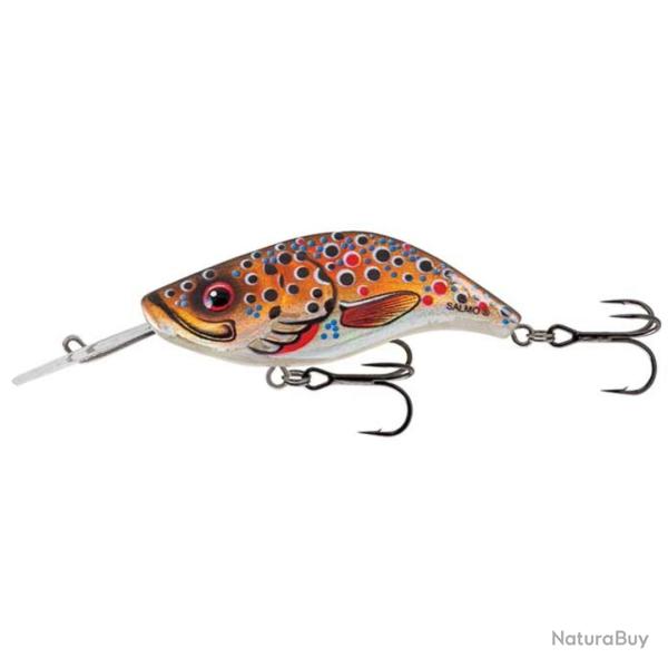 Poisson Nageur Salmo Sparky Shad Flottant 4cm 3,5g 4cm Brown Holographic Trout